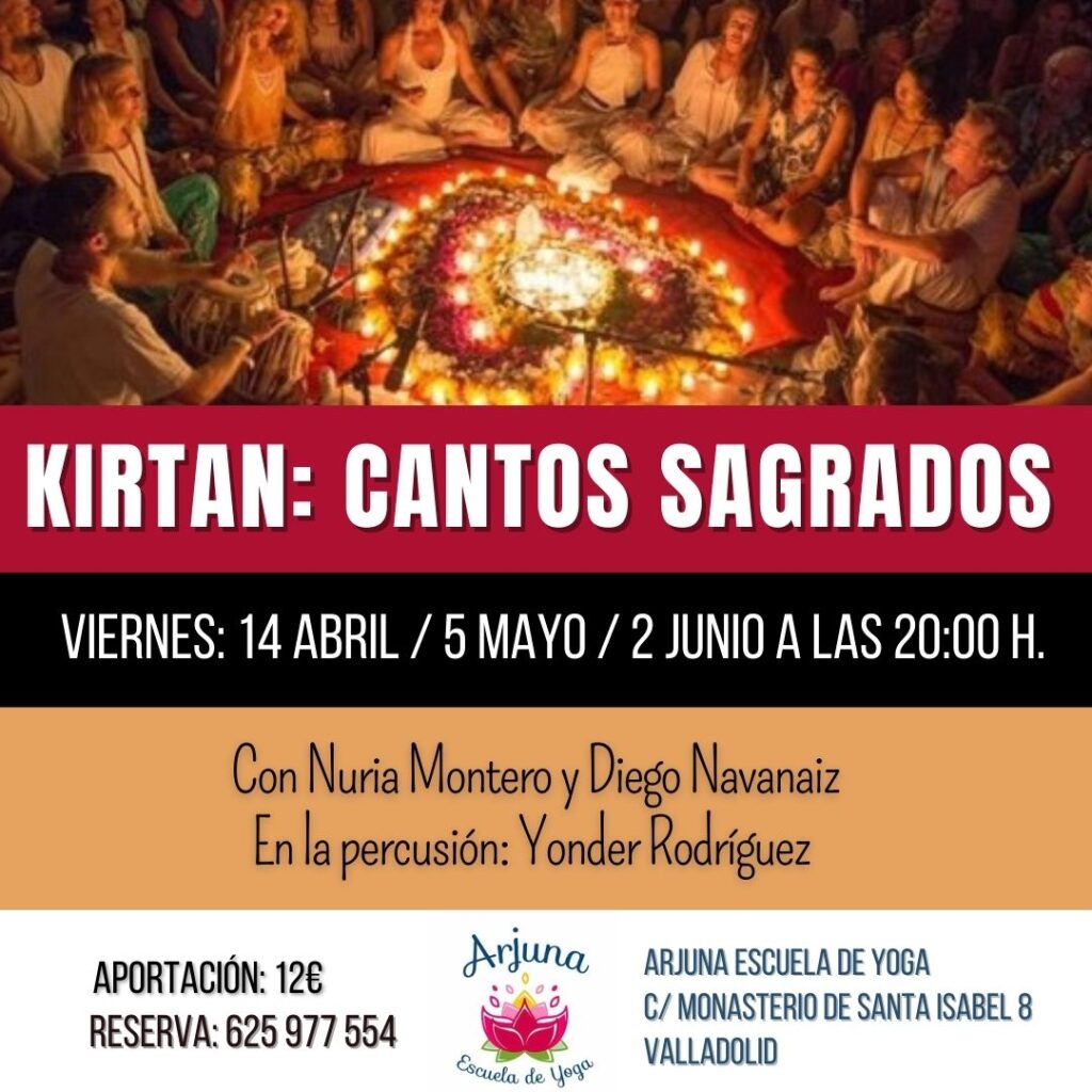 kirtan, cantos sagrados, mantras yoga ,Valladolid